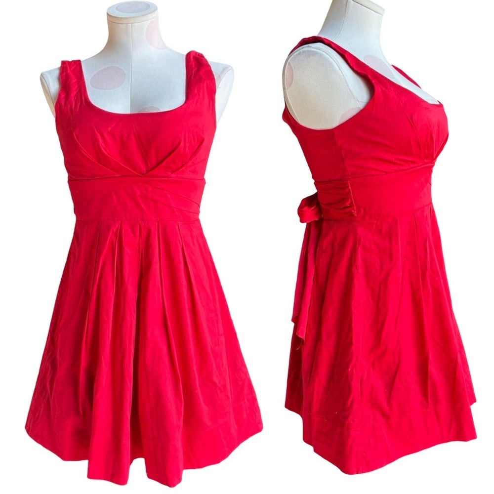 dELiA*s Y2K Cherry Red Party Dress with peekaboo black tulle- 3